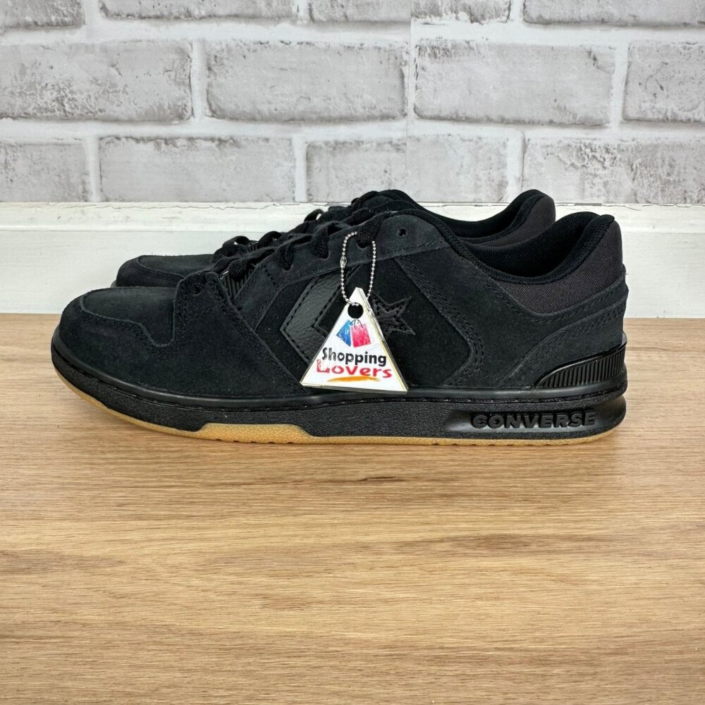 ⭐Converse CL98 Low Top Size 7.5 Men's shoes Sneakers Leather Black  A14182C